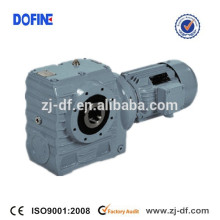 SA47 helical worm gear reducer with hollow shaft gearmotors